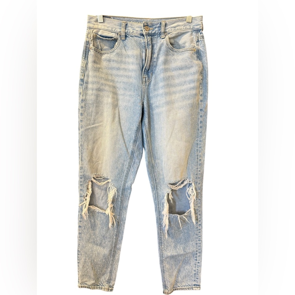 Light Blue Distressed Women's Jeans